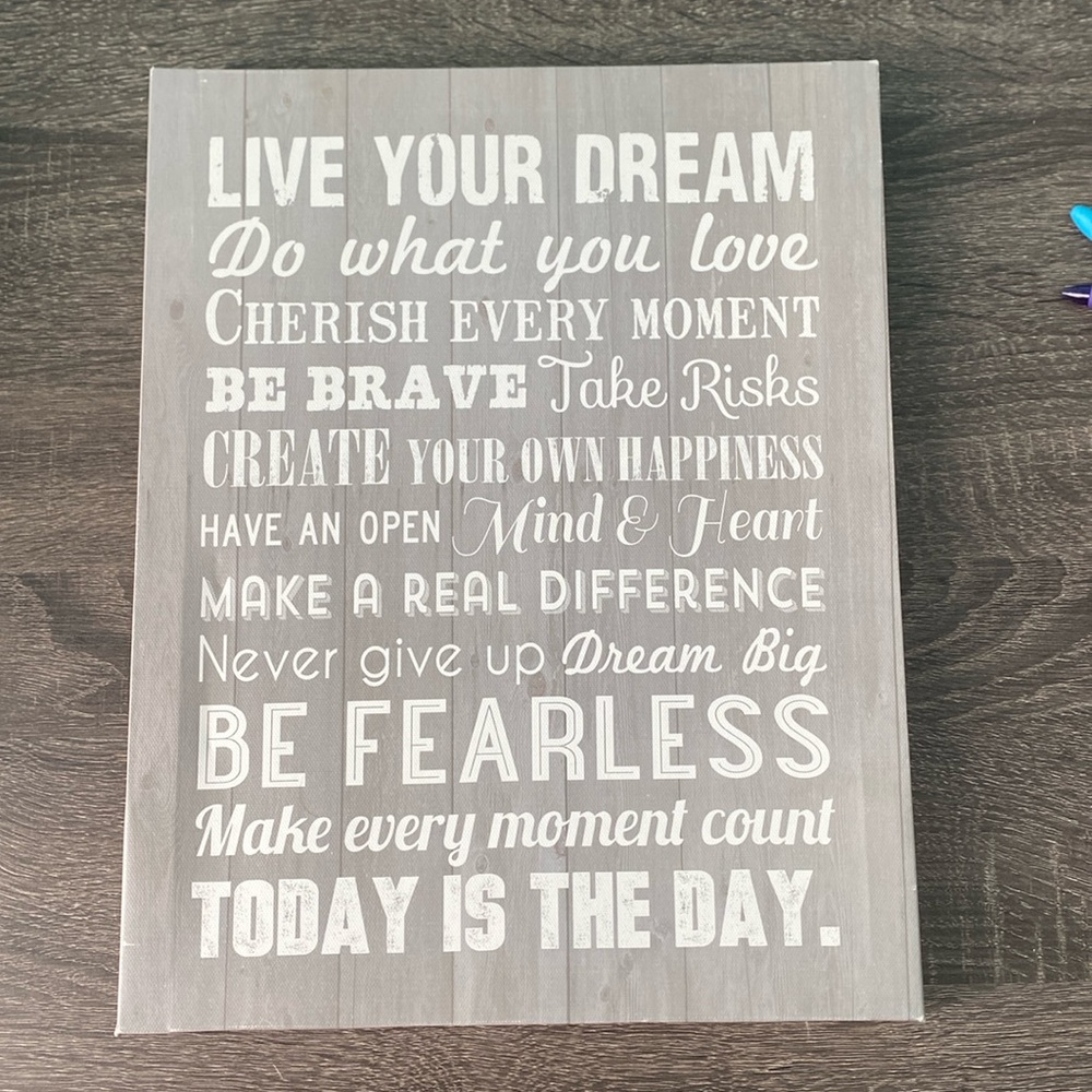 Motivational frame for your office!